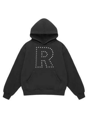 Stars boxy bluza czarna