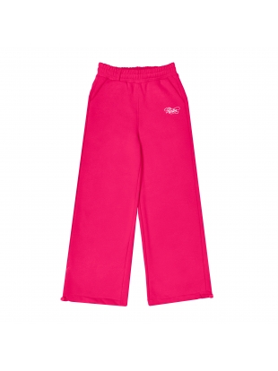 Basic spodnie baggy hot pink